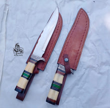 Load image into Gallery viewer, Hand made Custom Made Bowie Knives Pair