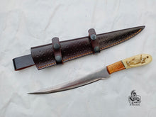 Load image into Gallery viewer, Fillet knife with Custom made Design on Handle