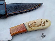 Load image into Gallery viewer, Fillet knife with Custom made Design on Handle