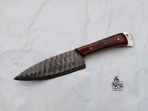 Chef knife with Ebony wood handle