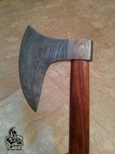 Load image into Gallery viewer, Customized Pattern Welded Axe Viking Axe Hatchet Bearded Axe Tomahawk