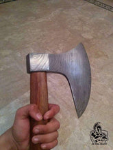 Load image into Gallery viewer, Customized Pattern Welded Axe Viking Axe Hatchet Bearded Axe Tomahawk