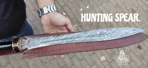 Customized Handmade Pattern Welded Spear!