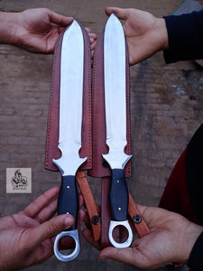 Custom Handmade Dagger \ Double Edge Combat Knife pair