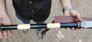 Customized Handmade Pattern Welded Spear!