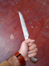 Load image into Gallery viewer, Custom Hand Forged Fillet Knife With Wood Handle.