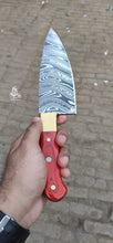 Load image into Gallery viewer, Handmade stainless steel chef knife by JW SteelCrafts.