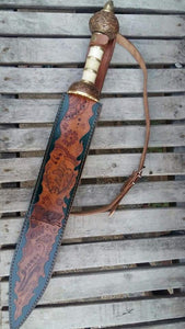 Remarkable Hand forged Sword,Long sword,Handmade Chisel Engraved, Hand Engraved Roman Gladius ,Viking Sword, gift for men, Valentine gift