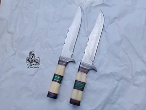 Hand made Custom Made Bowie Knives Pair