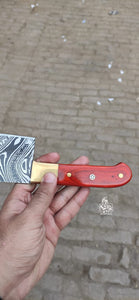 Handmade stainless steel chef knife by JW SteelCrafts.