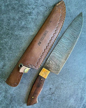 Load image into Gallery viewer, Customizable Handmade Damascus Steel Everyday Chef knife
