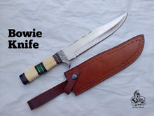 Load image into Gallery viewer, Hand made Custom Made Bowie Knife