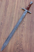 Load image into Gallery viewer, Custom Handmade Damascus steel Sword