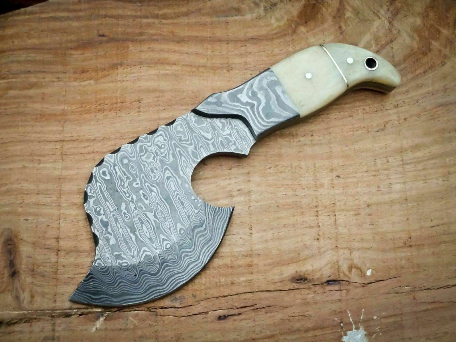 Damascus Steel Axe Viking Axe Hatchet Axe Bearded Axe Tomahawk MB-0069