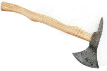 Load image into Gallery viewer, Damascus Steel Axe Viking Axe Hatchet Axe Bearded Axe Tomahawk MB-0071