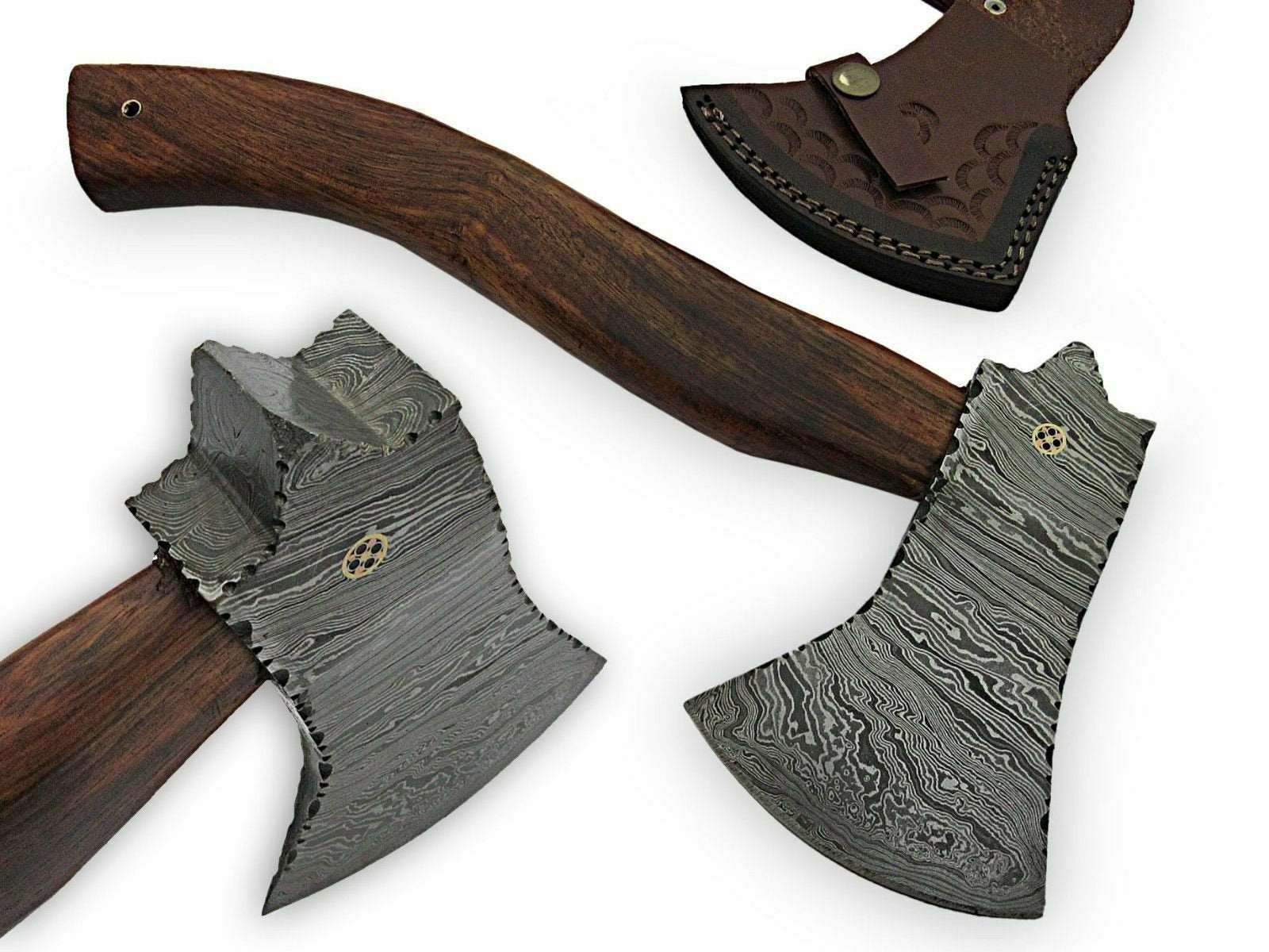 Damascus Steel Axe Viking Axe Hatchet Axe Bearded Axe Tomahawk