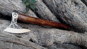 Beautiful handmade steel axe with beautiful handle MB-004