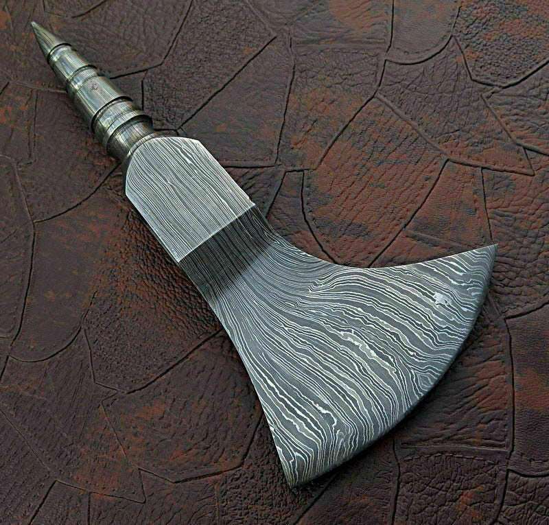 Custom Handmade Damascus Steel Axe head beautiful shape for useable  MB-0031