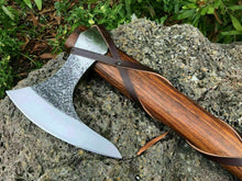 Load image into Gallery viewer, Damascus Steel Axe Viking Axe Hatchet Axe Bearded Axe Tomahawk MB-0058