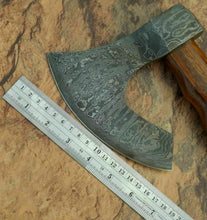 Load image into Gallery viewer, Damascus Steel Axe Viking Axe Hatchet Axe Bearded Axe Tomahawk MB-0067