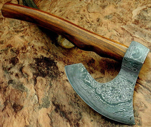 Damascus Steel Axe Viking Axe Hatchet Axe Bearded Axe Tomahawk MB-0067