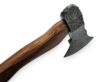 Load image into Gallery viewer, Damascus Steel Axe Viking Axe Hatchet Axe Bearded Axe Tomahawk MB-0068