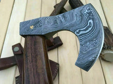 Load image into Gallery viewer, Damascus Steel Axe Viking Axe Hatchet Axe Bearded Axe Tomahawk MB-0070