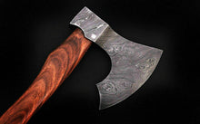 Load image into Gallery viewer, Damascus Steel Axe Viking Axe Hatchet Axe Bearded Axe Tomahawk MB-0073