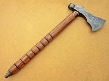 Load image into Gallery viewer, Damascus Steel Axe Viking Axe Hatchet Axe Bearded Axe Tomahawk MB-0074