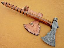 Load image into Gallery viewer, Damascus Steel Axe Viking Axe Hatchet Axe Bearded Axe Tomahawk MB-0074