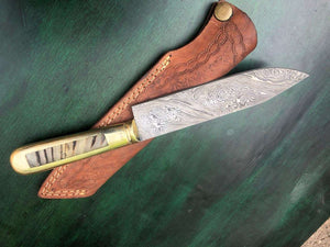 Custom Made Damascus Steel chef knife