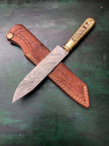 Custom Made Damascus Steel chef knife