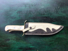 Load image into Gallery viewer, Custom Handmade  Stainless Steel Bowie with leather sheath BM-0091