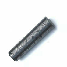 Load image into Gallery viewer, 5Inches Damascus steel Rod-Round Bar for Making  Jewelry , Guard and Ring making