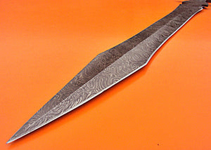 Custom Handmade Damascus Steel Sword  With Apricots Wood Handle With Leather Sheaths