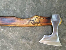 Load image into Gallery viewer, Customized Steel Axe with Wood Handle for Efficient Chopping