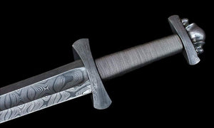 Custom Handmade Damascus Steel Viking Sword