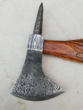 Load image into Gallery viewer, New Custom Handmade 20&quot; Damascus steel Best Bearded  Felling Hatchet Axe