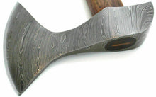 Load image into Gallery viewer, Custom hand forged true layered Damascus Steel AXE head for viking AXE