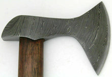 Load image into Gallery viewer, Custom hand forged true layered Damascus Steel AXE head for viking AXE