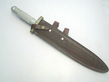 Load image into Gallery viewer, Hunting knife Custom Handmade Outstanding Damascus Steel Silver Dagger