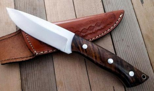 Custom Handmade Damascus Steel  Hunting Knife