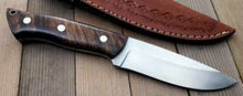 Load image into Gallery viewer, Custom Handmade Damascus Steel  Hunting Knife