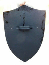 Load image into Gallery viewer, Medieval Armor Knight Cross Heater Shield Battle Warrior Shield 18 Gauge Steel