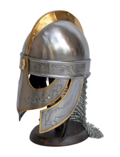 Load image into Gallery viewer, Medieval Armor Halloween Medieval valsgrade Helmet Armor With Chainmail